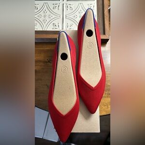 NIB Rothy’s Bright Red Points Sz 11.5